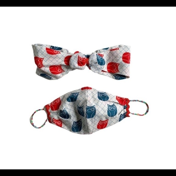 Handmade Face Mask set with head band included! - Picture 4 of 6